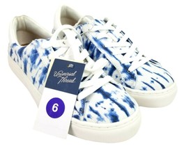Universal Thread Goods Womens Ingrid 6M Tie-dye Blue White Memory Foam Sneakers - £8.71 GBP