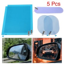 X Autohaux 5pcs Car Anti Rain Film Waterproof Sticker for Rearview Mirror and Si - £76.92 GBP