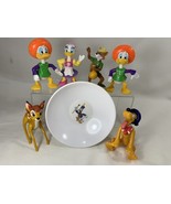 Mixed Vintage Lot Disney Figures Donald Daisy Duck Pluto Bambi Robin Hoo... - $14.85