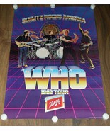 THE WHO CONCERT TOUR POSTER VINTAGE 1982 SCHLITZ ROCKS AMERICA ** - $29.99
