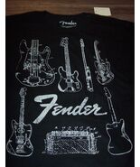 FENDER STRATOCASTER GUITAR GUITARS AMP T-Shirt Mens 2XL XXL NEW w/ tag - $363.63 MXN