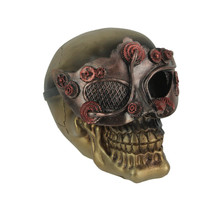 Resin Steampunk Masquerade Skull Statue Gothic Home Decor Figurine Sculp... - $29.39