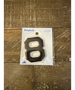 Simplicity Iron On Patch Black Number 8 - $216.50 MXN