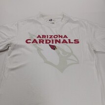 NFL Team Apparel Arizona Cardinals Football T-Shirt Men's M White Short Sleeve image 14