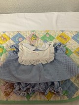 Vintage Cabbage Patch Kid Girls Dress &amp; Bloomers With Detachable Bib - $80.00