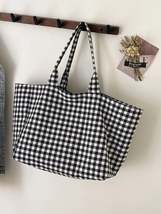 Classic Plaid Tote Bag - $29.42 CAD