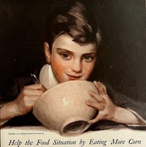 Kelloggs Toasted Corn Flakes 1917 Advertisement Food Shortage Lithograph... - $59.99