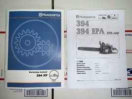 Husqvarna 394XP 394 XP Chainsaw Service Workshop Repair &amp; Parts Diagram ... - $376.14 MXN