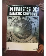 King&#39;s X Poster KingsX Kings Galactic Cowboys On Tour - $251.66 CAD