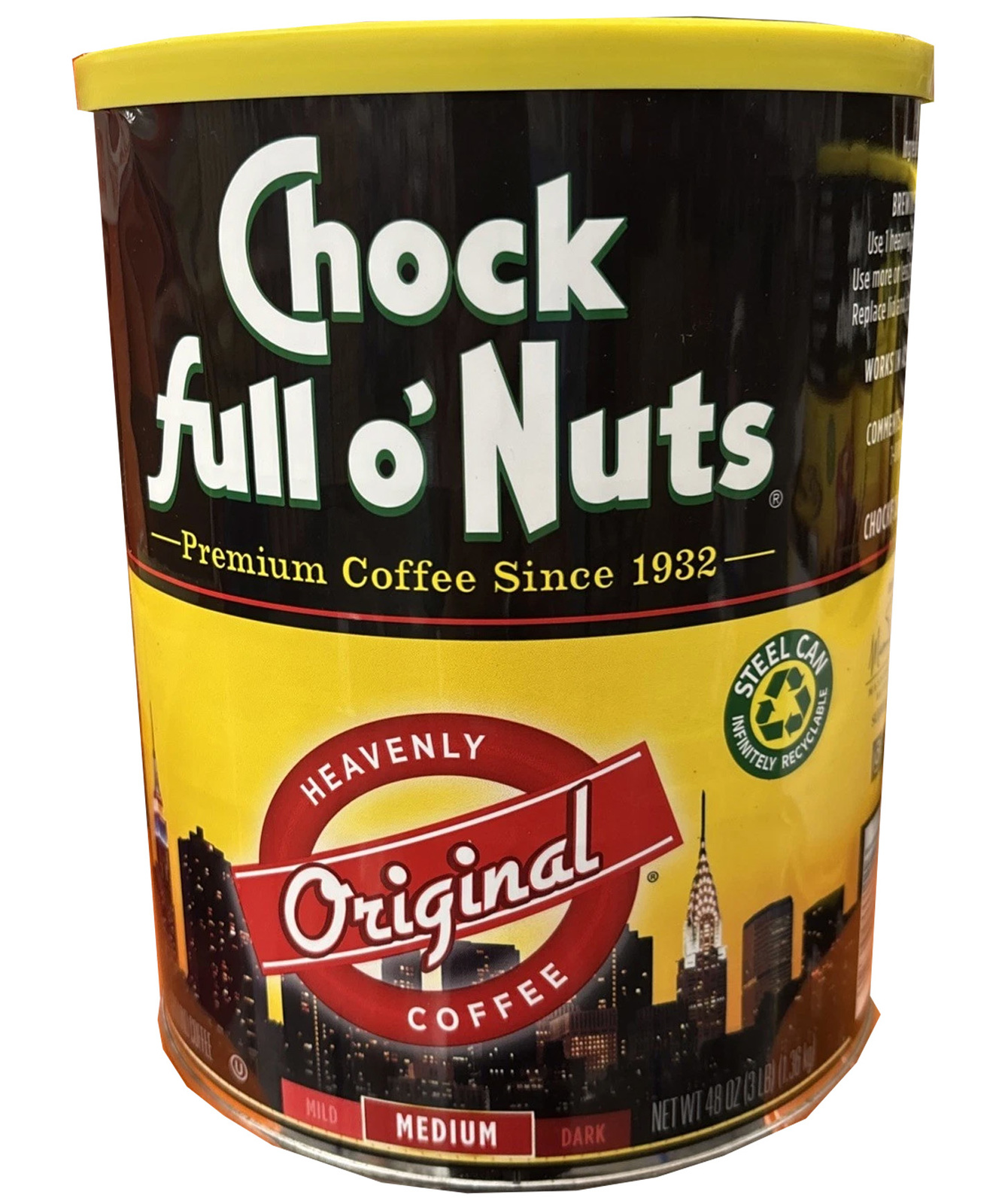 Chock Full O&#39; Nuts Ground Coffee 3 Lb - $31.50