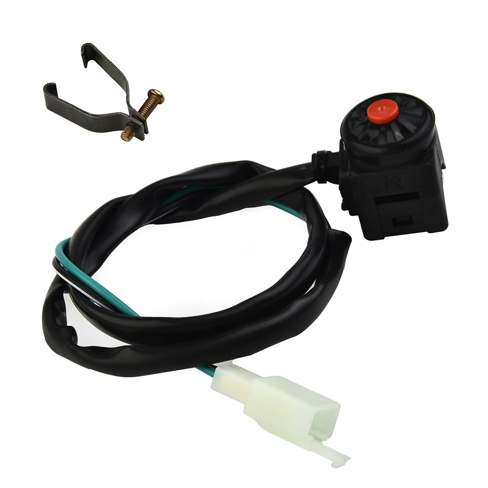 Motorcycle Kill Switch For 22mm (7/8&quot;) Bars Horn Starter Red Push Button Replace - £11.65 GBP