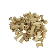 Creation Station  Assorted Sizes Wooden Spools ,  Natural , Pack of 60  - $36.00