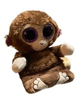 Ty Peek-A-Boos CHIMPS Cell Phone Holder Bean MONKEY Plush Stuffed Toy 4&quot; - £6.30 GBP