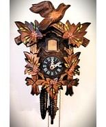 Engstler Hand Painted Flowers 1 Day Cuckoo Clock - $3,420.00 MXN