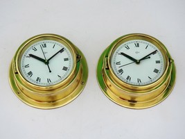 Set di 2 orologi marittimi in ottone vintage navigazione Barigo Germania... - £256.20 GBP