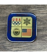 USA Olympics Vintage Pin Summer Winter Sports Aminco 220506 Swift Higher... - $13.55 CAD