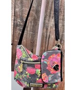 Betsey Johnson Sequins Flower Crossbody Bag With Coin Wallet - $105.94 CAD