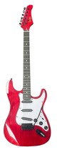 Best choice Guitar - Electric S style Red and White Right handed 469597 - $1,663.76 MXN