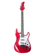 Best choice Guitar - Electric S style Red and White Right handed 469597 - $1,640.13 MXN