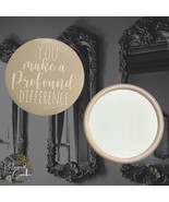 Profound Difference Round Circle Compact Mirror - $4.00