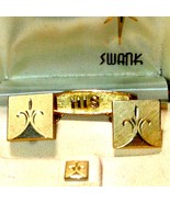 Swank Vintage Gold Cufflinks Set - $43.41 CAD