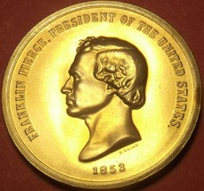 Gemstone UNC Franklin Pierce President Bronze Inauguration Medallion-
sh... - £6.89 GBP