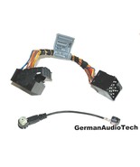 BMW ROUND to FLAT PIN RADIO + ANTENNA ADAPTER HARNESS CABLE E39 540i M5 ... - $175.95 CAD