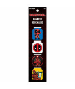 Marvel Comics Deadpool Set of 4 Magnetic Bookmarks Multi-Color - £10.14 GBP