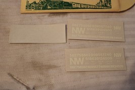 HO Scale Champ Decals, Norfolk &amp; Western Caboose Decal Set #HC-500 - $16.00