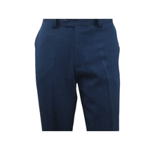 Men 2pc Walking Leisure Suit Short Sleeves By DREAMS Checker 282-01 Navy Blue image 9