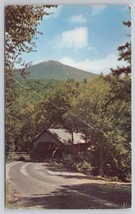 1956 Mt Liberty And Covered Bridge New Hampshire Scenic View Vintage Postcard - £11.15 GBP