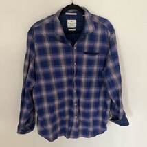 Tommy Bahama Jeans Mens XXL Cotton Island Modern Fit Button Shirt Purple - $15.45