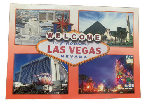 Welcome To Fabulous Las Vegas Nevada Sign LV Boulevard Postcard SLV10045 - $3.67