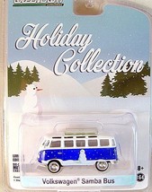 Volkswagen Vw Samba Bus Limited Edition Greenlight 1/64 Diecast Car Model,New - £29.32 GBP