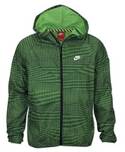Nike Mens Full Zip Windbreaker Winter Jacket Size XXX-Large Color Green/... - £113.78 GBP
