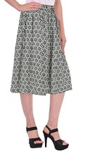 Womens A-line Party Midi skirt with Cotton lining Hem 28&quot; Waist Free siz... - £26.85 GBP