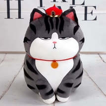 30-50cm Long Live My Emperor Cat Doll Bazaar Black Plush Toys High Quality Kawai - £7.30 GBP+
