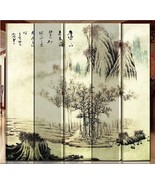 Oriental Style 5-panel Foldable Shoji Screen Room Divider, Chinese Tradi... - £132.35 GBP