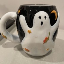 Susan Winget Halloween Ghost Moon Stars Ceramic Large Oversized Mug Cup - £10.89 GBP
