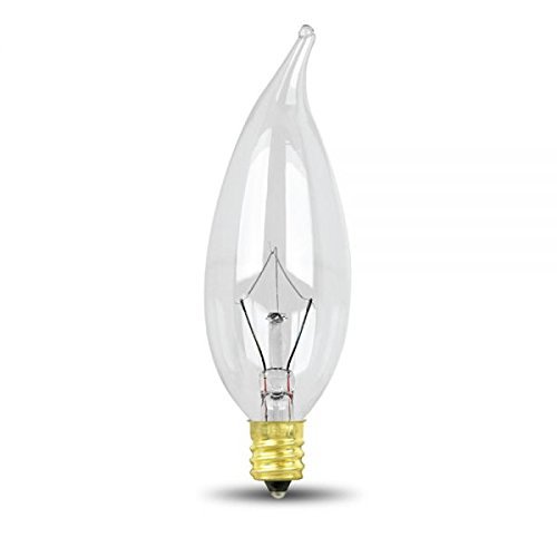 40cfc lamp 40-watt 130v clear candelabra base chandelier  - $5.07