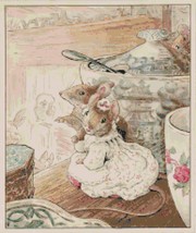 Counted Cross Stitch  B. potter&#39;s two mice married 13.79&quot; x 16.43&quot;  L1143 - $3.99