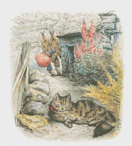 Counted Cross Stitch  B. potter&#39;s two mice married 14.86&quot; x 17.71&quot; - L1144 - £3.14 GBP