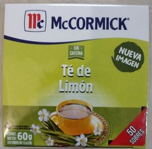 2X Mc Cormick Te Limon / Lemongrass Tea - 2 Cajas 50 Sobres c/u - Free Shipping - $18.78