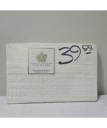New Cannon Royal Family Court of Versailles Queen Flat Sheet VICEROY PEARL - $59.40
