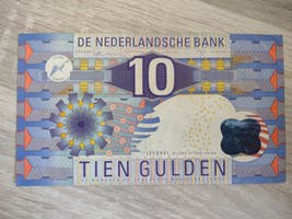10 gulden banknote from 1997 (Netherlands/Holland) - $9.95