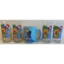 4 Winnie The Pooh: What&#39;s Cooking, Pooh? Glasses &amp; Eeyore Mug.  Walt Disney - £31.42 GBP