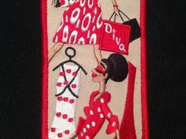 Red Diva Lady Luggage Tag - £5.39 GBP