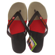 NWT SUMMER SOFT CASUAL TRICOLOR FLIP FLOPS SANDALS IN-OUTDOOR MEN&#39;S BEAC... - $7.20