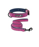 Personalized Leather Dog Collar With Anti-Lost Lettering For Dogs Of All... - £27.33 GBP+