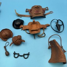Vintage Leather And Rubber Horse Saddles With Horse Saddle Accessories  - $19.79
